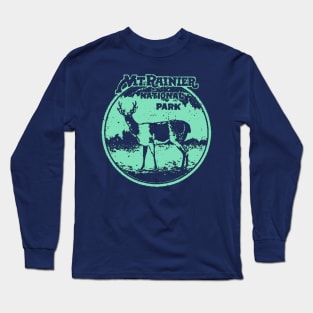 Mt. Rainier National Park Vintage Long Sleeve T-Shirt